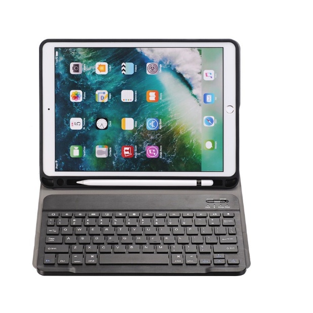 Bao da bàn phím cho iPad Air/ Air 2/ Gen5/ Gen 6 9.7 2017, 2018, Pro 9.7 kết nối Bluetooth siêu nhanh