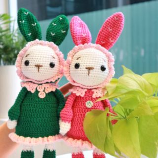 Thú bông móc len: Thỏ Mimi