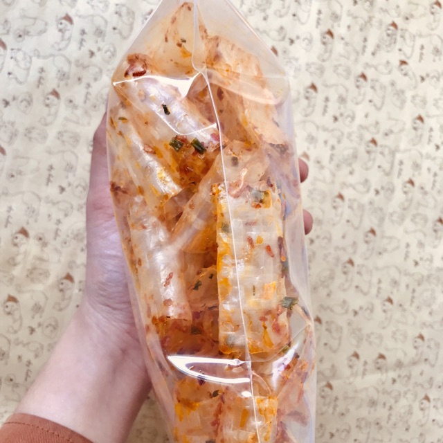 Bánh tráng cuốn ống vị sate tôm Tây Ninh túi zip Tayninhfood - Nguyệt Như