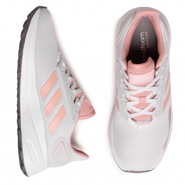 Giày thể thao nữ ad.idas DURAMO 9  EG2938 - 7Authentic màu trắng sọc hồng nhập khẩu chính hãng #4
