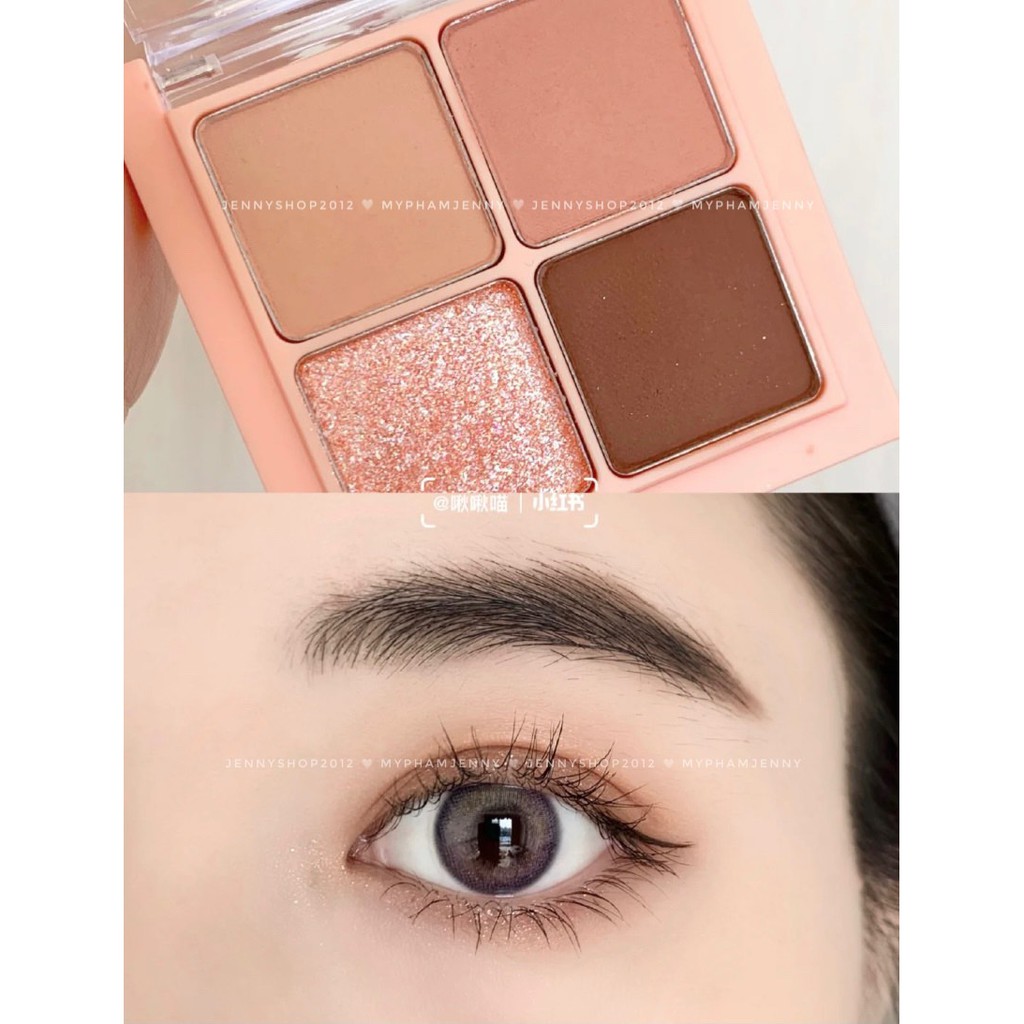 Bảng Phấn Mắt 4 Ô Romand Better Than Eyes