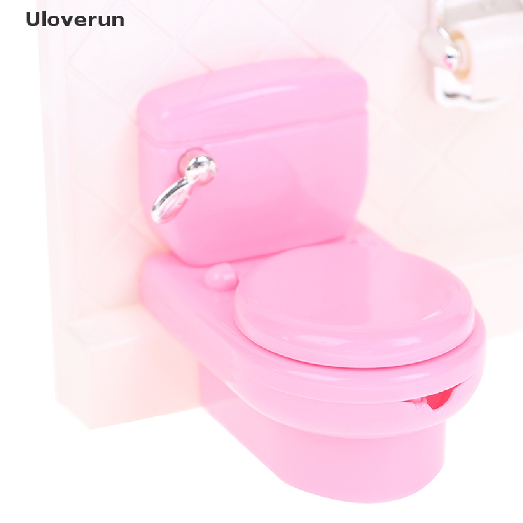 Mô Hình Bồn Cầu Xinh Xắn Cho Búp Bê