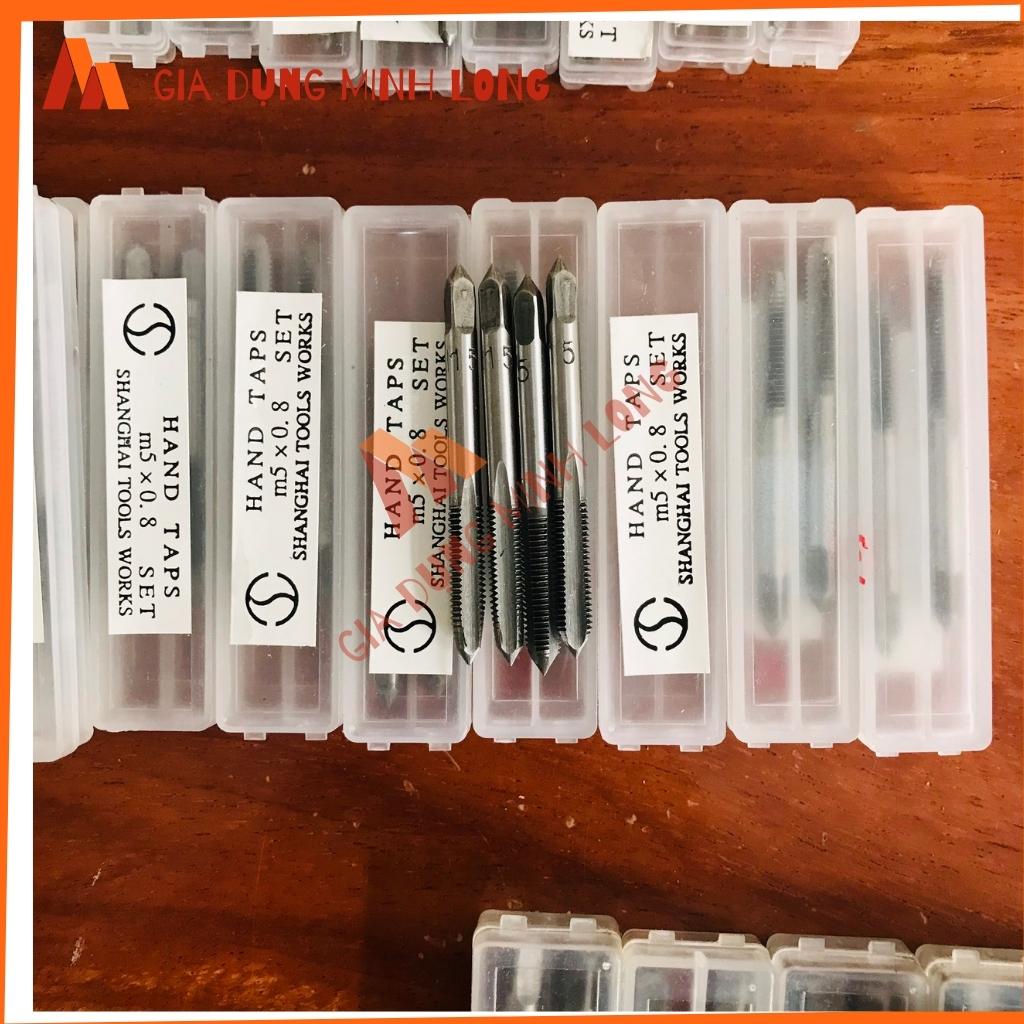 Mũi khoan Taro Ren mũi khoan tạo ren hộp 1 cái M3-M4-M5-M6-M8-M10 chân lục giác HSS cao cấp