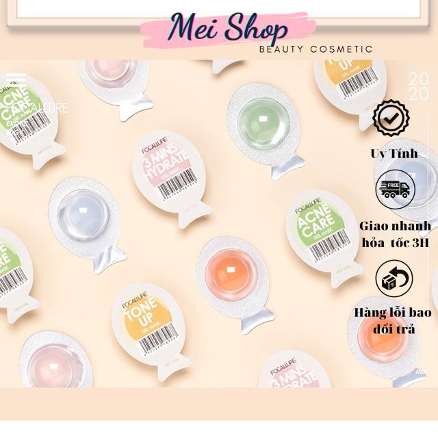 Mặt Nạ Trứng 7 Ngày Focallure Hỗ Trợ Giảm Mụn Dưỡng Ẩm Kiểm Soát Dầu Nhờn Dưỡng Da