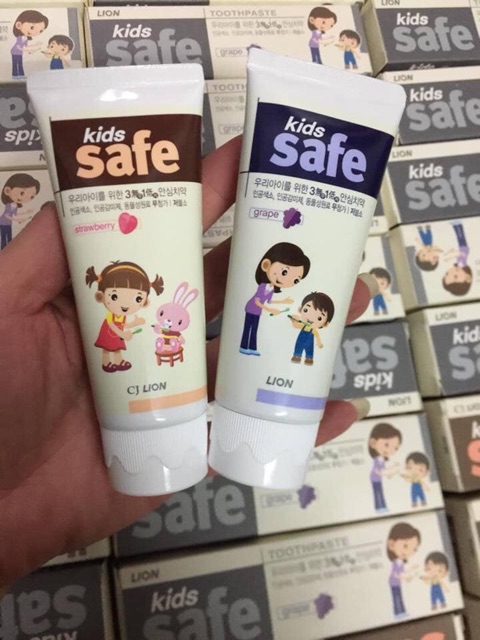 Kem đánh răng trẻ em kids Safe.