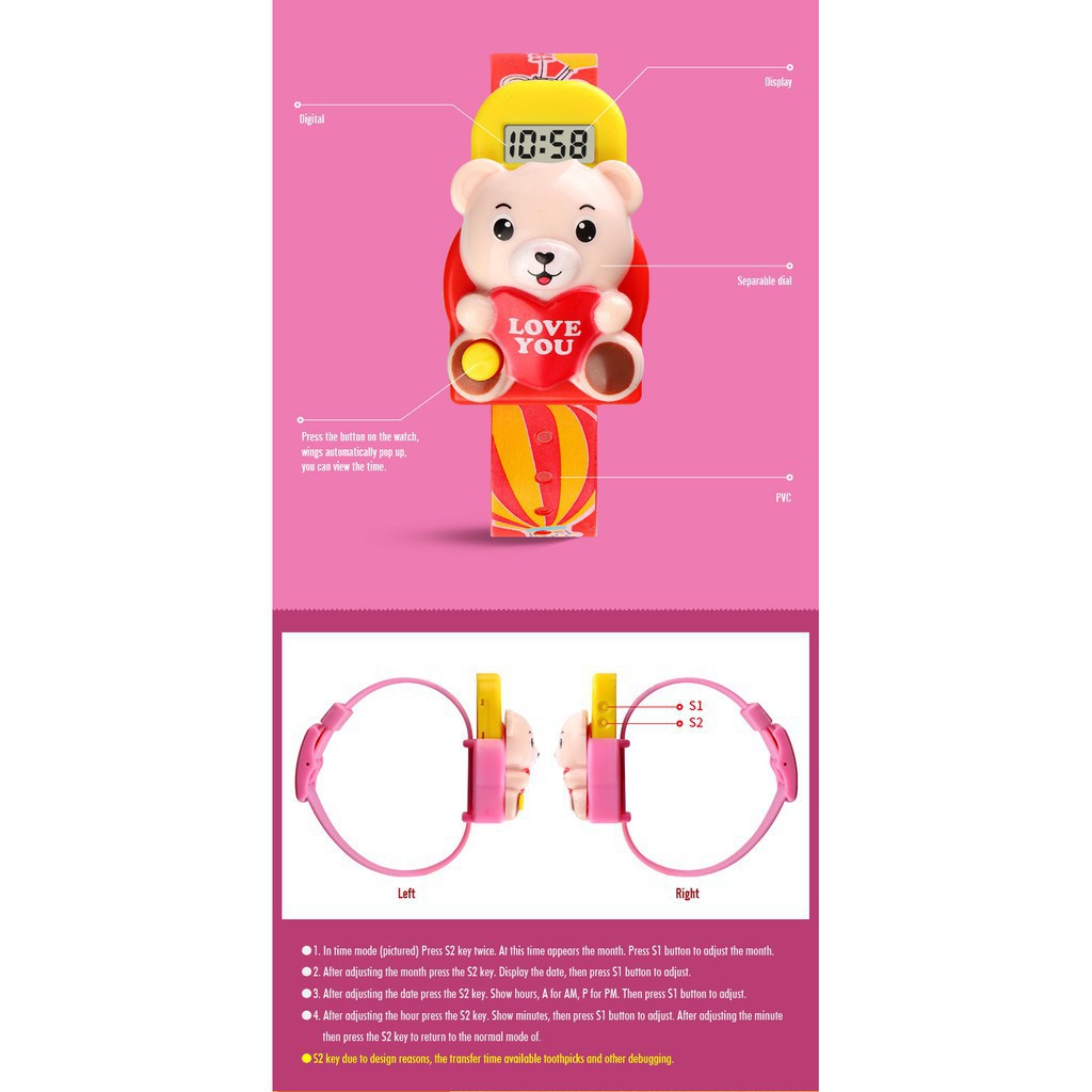 Đồng Hồ Kĩ Thuật Số SKMEI 1748 Đáng Yêu Cho Bé | BigBuy360 - bigbuy360.vn