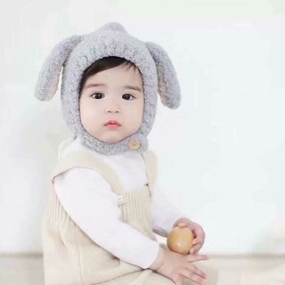 Mũ lông cừu tai thỏ mềm và ấm áp