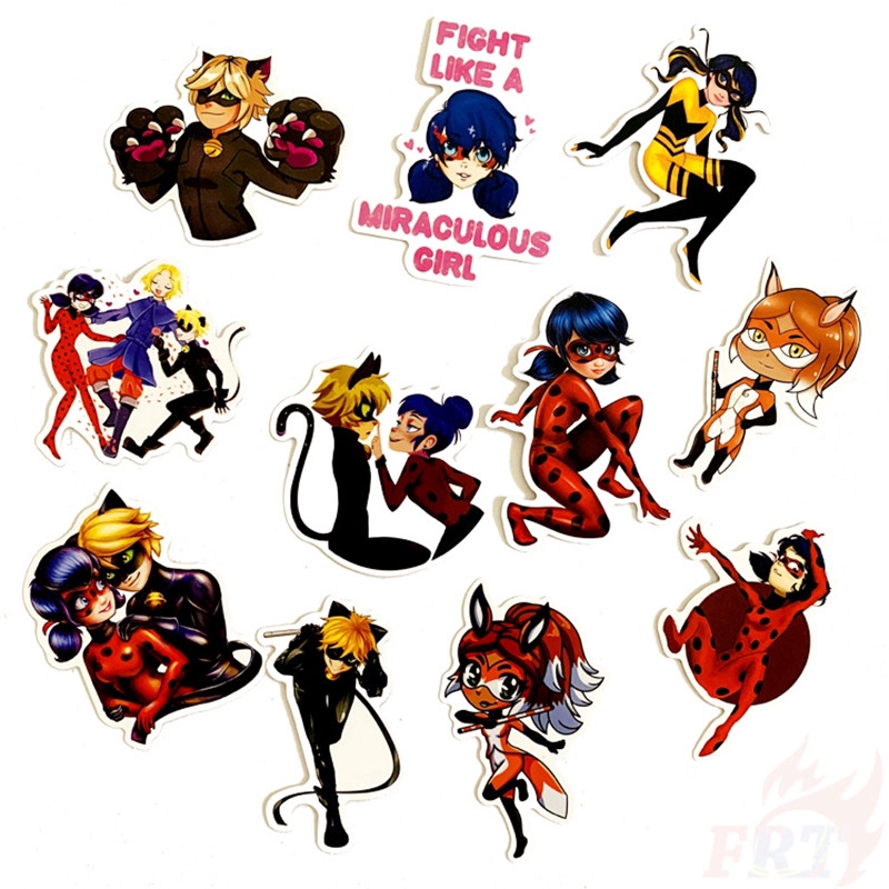 50Pcs/Set ❉ M-iraculous L-adybug Series 02 Stickers ❉ DIY Fashion Mixed Waterproof Doodle Decals Stickers