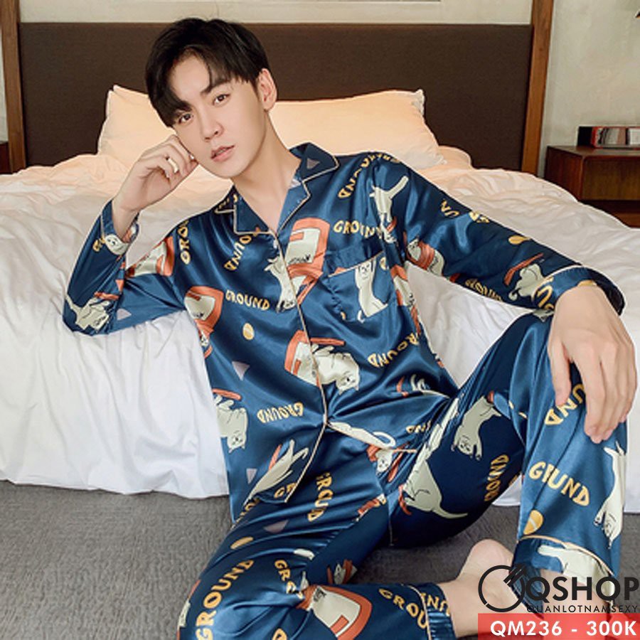 BỘ ĐỒ PIJAMA NAM CAO CẤP QSHOP QM236-QM237