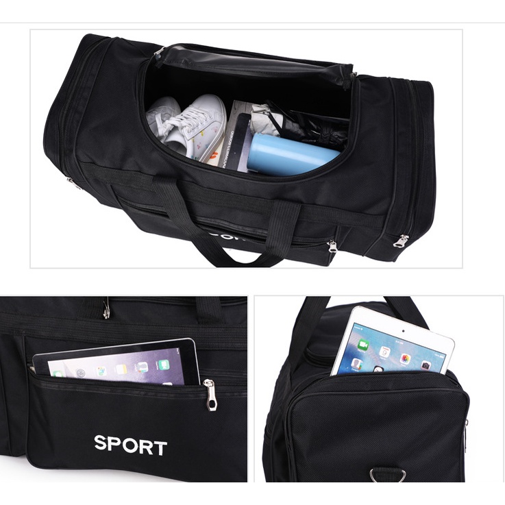 Túi xách du lịch chống thấm nước túi trống thể thao đa năng to nam nữ tiện dụng SPORT