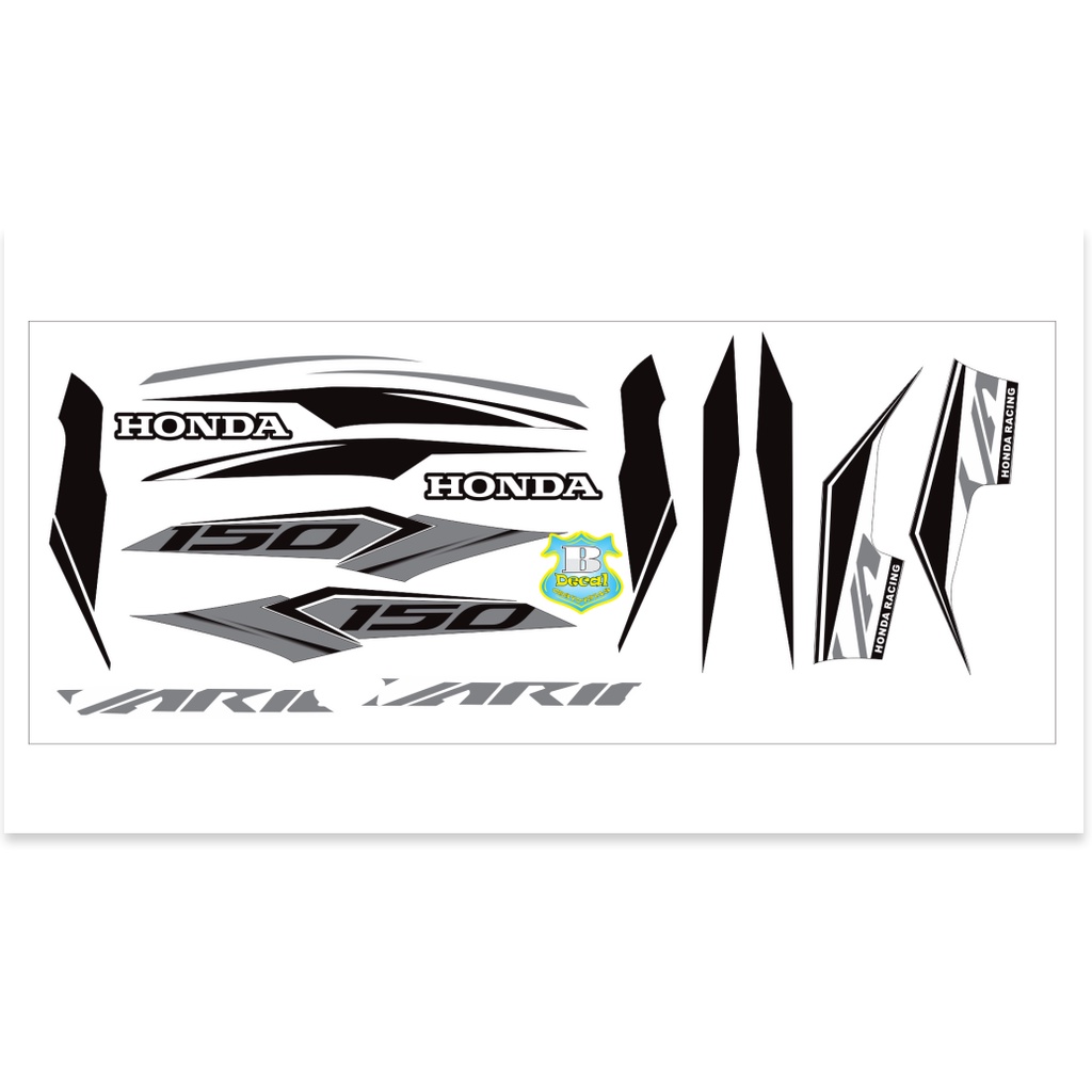 Tem vario 150 trắng decal 46