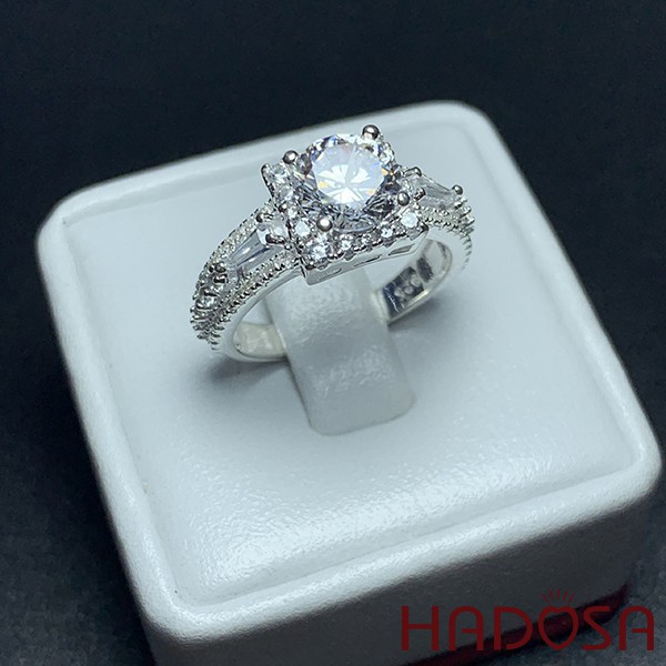 Nhẫn bạc nữ 925 cao cấp Hadosa- WSRR0056S7