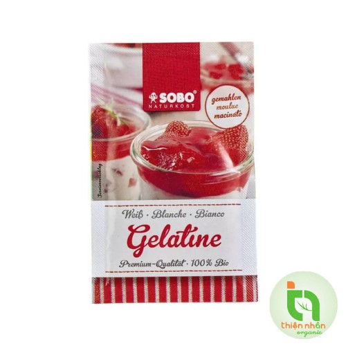 Bột Gelatin Hữu Cơ Sobo 9g