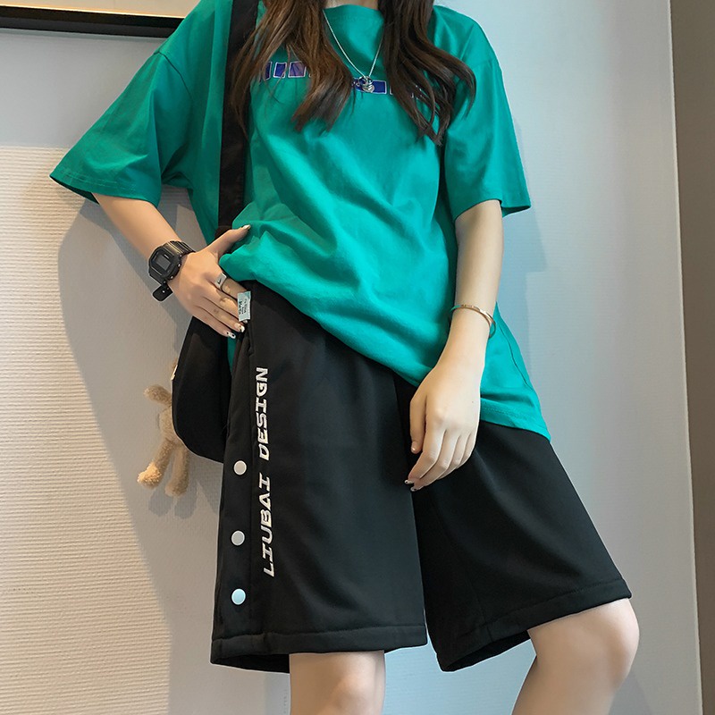 Quần Short Thể Thao Ống Rộng Thời Trang Mùa Hè Dành Cho Nữ