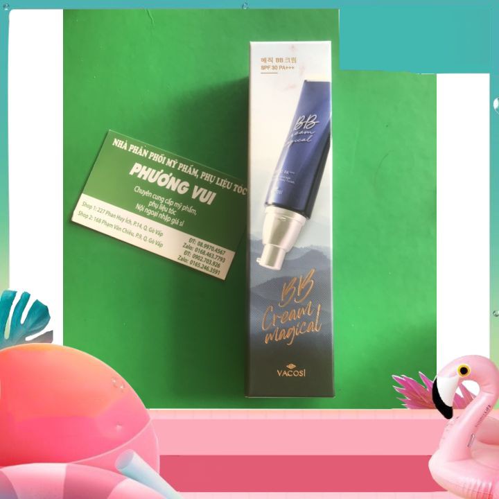 [chính hãng] kem lót nền,kem bb trang điểm VACOSI natura studio magicalbbcream 45ml   che khuyết điểm và nâng tông spf30