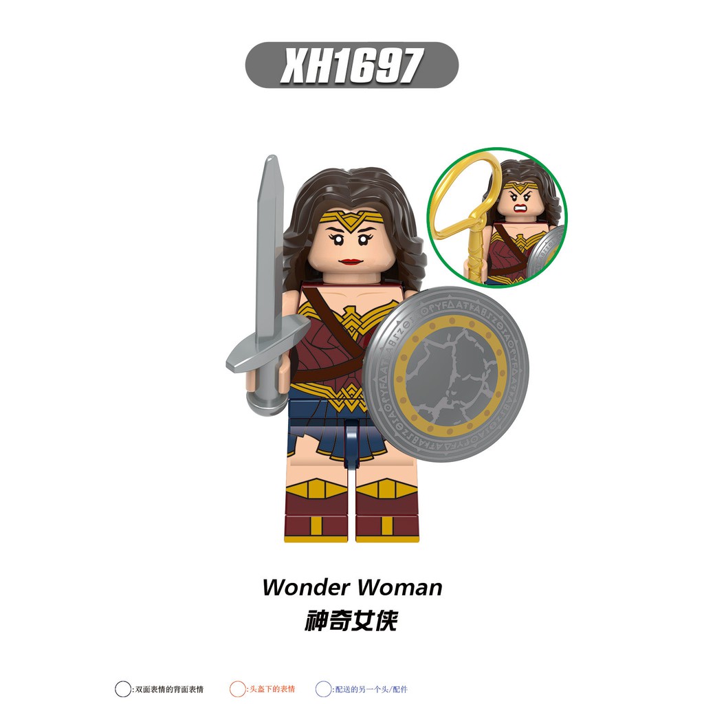 Minifigures Mẫu Nhân Vật Siêu Anh Hùng Marvel DC MCM Superman Batman Aquaman Wonder Women Flash X0312 Đồ Chơi Lắp Ráp