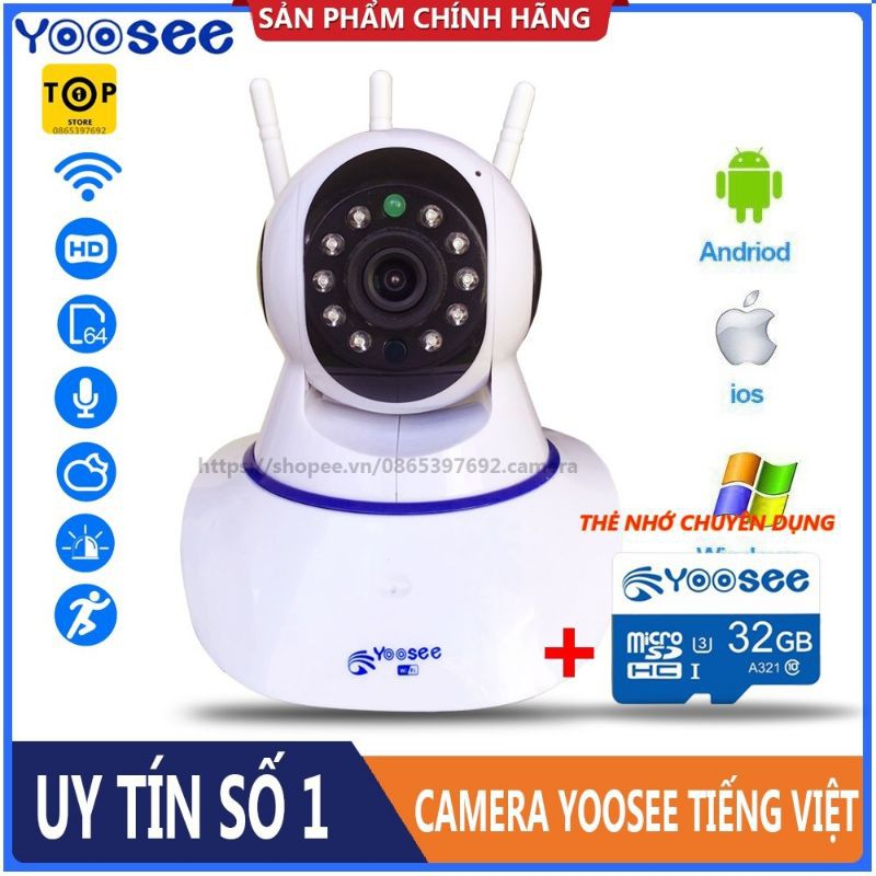 Camera giám sát ip yoosee 3 râu | BigBuy360 - bigbuy360.vn