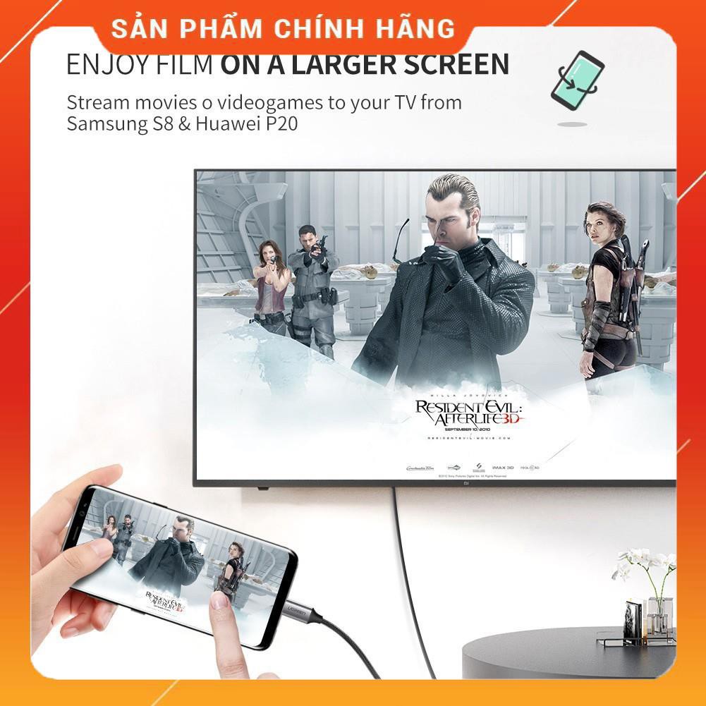 Cáp USB TypeC To HDMI Dài 1,5M Cao Cấp Chính Hãng Ugreen 50570 dailyphukien