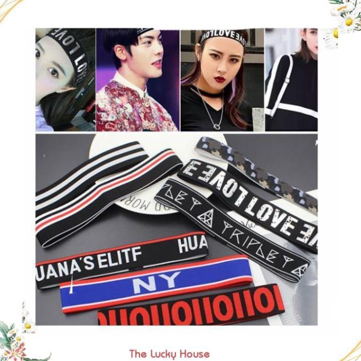 Băng đô Kpop, Bigbang, băng đô thể thao chặn mồ hôi siêu co giãn TB37