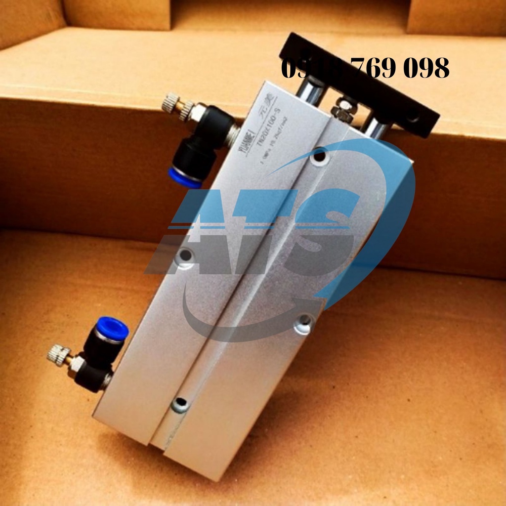 Xi lanh khí nén thân dẹt TN 20 X 100 thông dụng