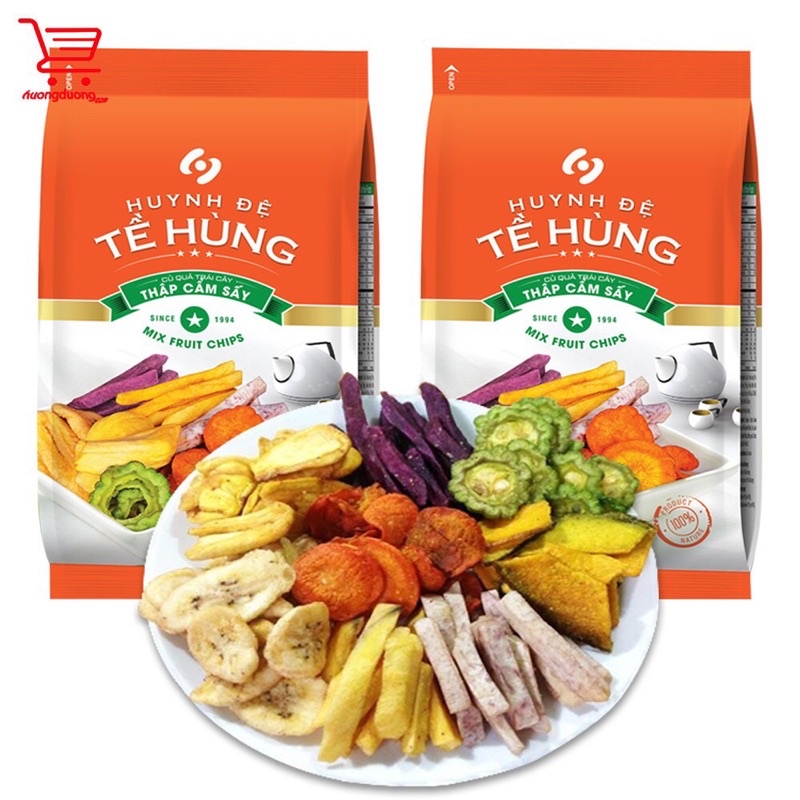 Thập Cẩm Trái Cây Sấy Huynh Đệ Tế Hùng Túi 500gr