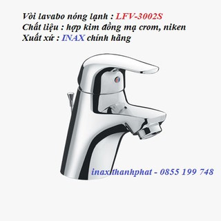 Vòi lavabo nóng lạnh inax lfv-3002s