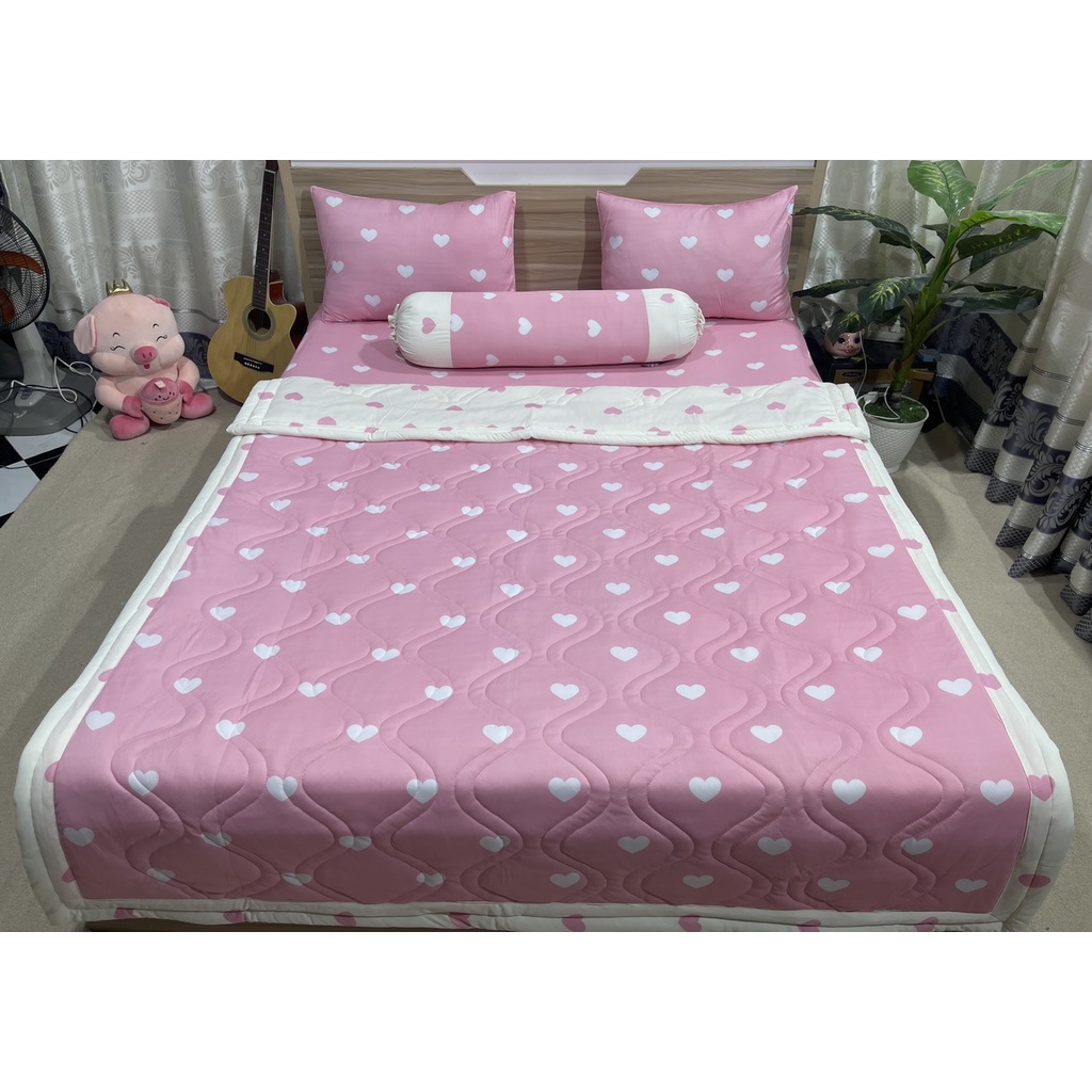 BỘ DRAP GỐI DRAP THUN HÀN QUỐC CAO CẤP