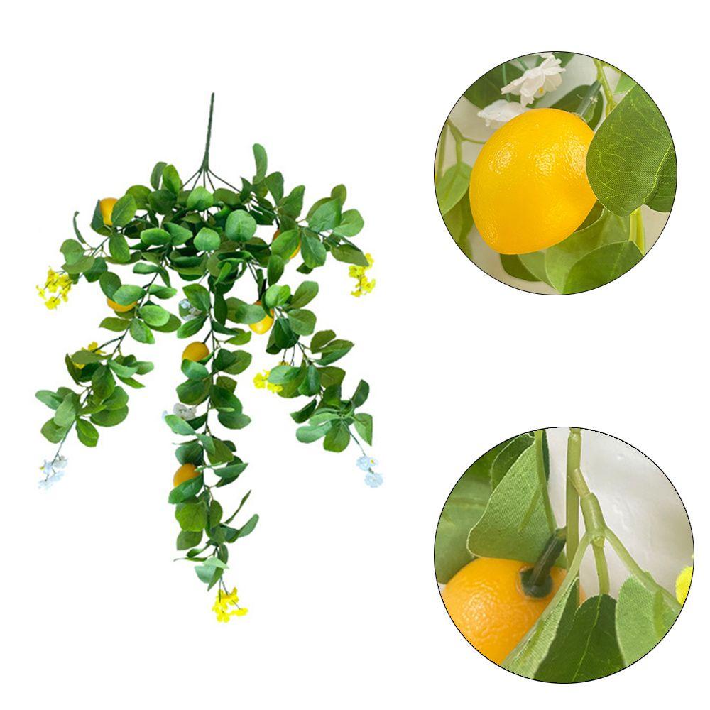 Cây Chanh Nhân Tạo Treo Tường Trang Trí Lễ Tạ Ơn