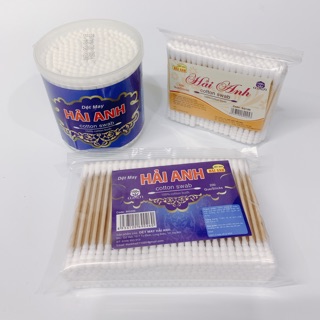 TĂM BÔNG/ BÔNG NGOÁY TAI THÂN GỖ MISU