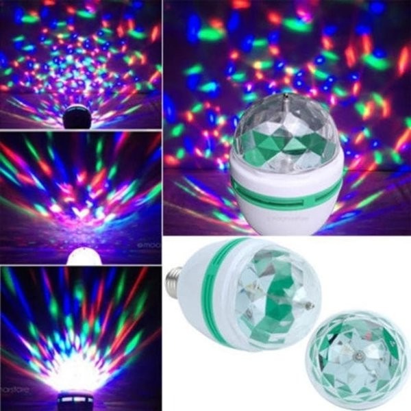 Bóng Đèn Led Disco Xoay Toàn Diện Nhiều Màu