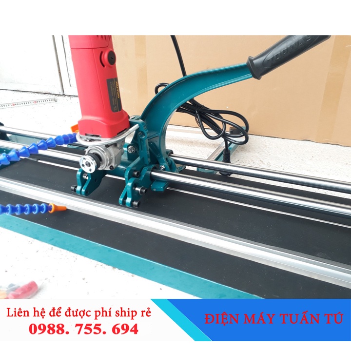 Máy cắt gạch bàn đẩy tay 80cm Nhật Bản - Có cắt vát, cắt moi