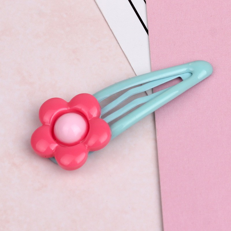 Kẹp tóc màu kẹo ngọt phong cách xinh xắn
