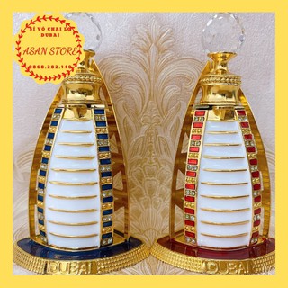 Vỏ chai tinh dầu dubai thuyền buồm xanh/đỏ 15ml
