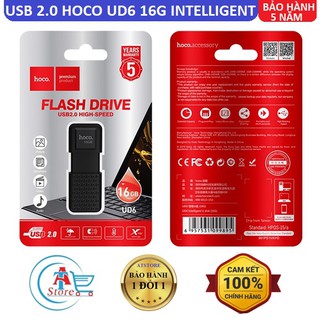 USB Hoco UD6 Intelligent 16G 2.0 Chính Hãng - BH 5 Năm
