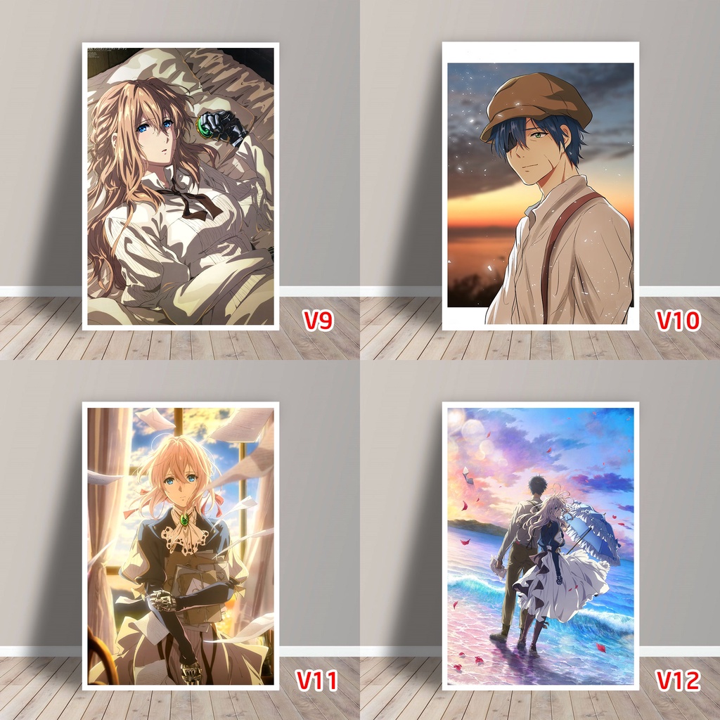 Tấm Postcard Cao Cấp Anime Violet Evergarden