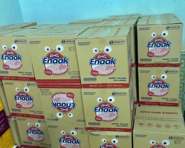 Lẻ 1 Gói Mỳ Enaak - Snack Mỳ Tôm Ăn Sống