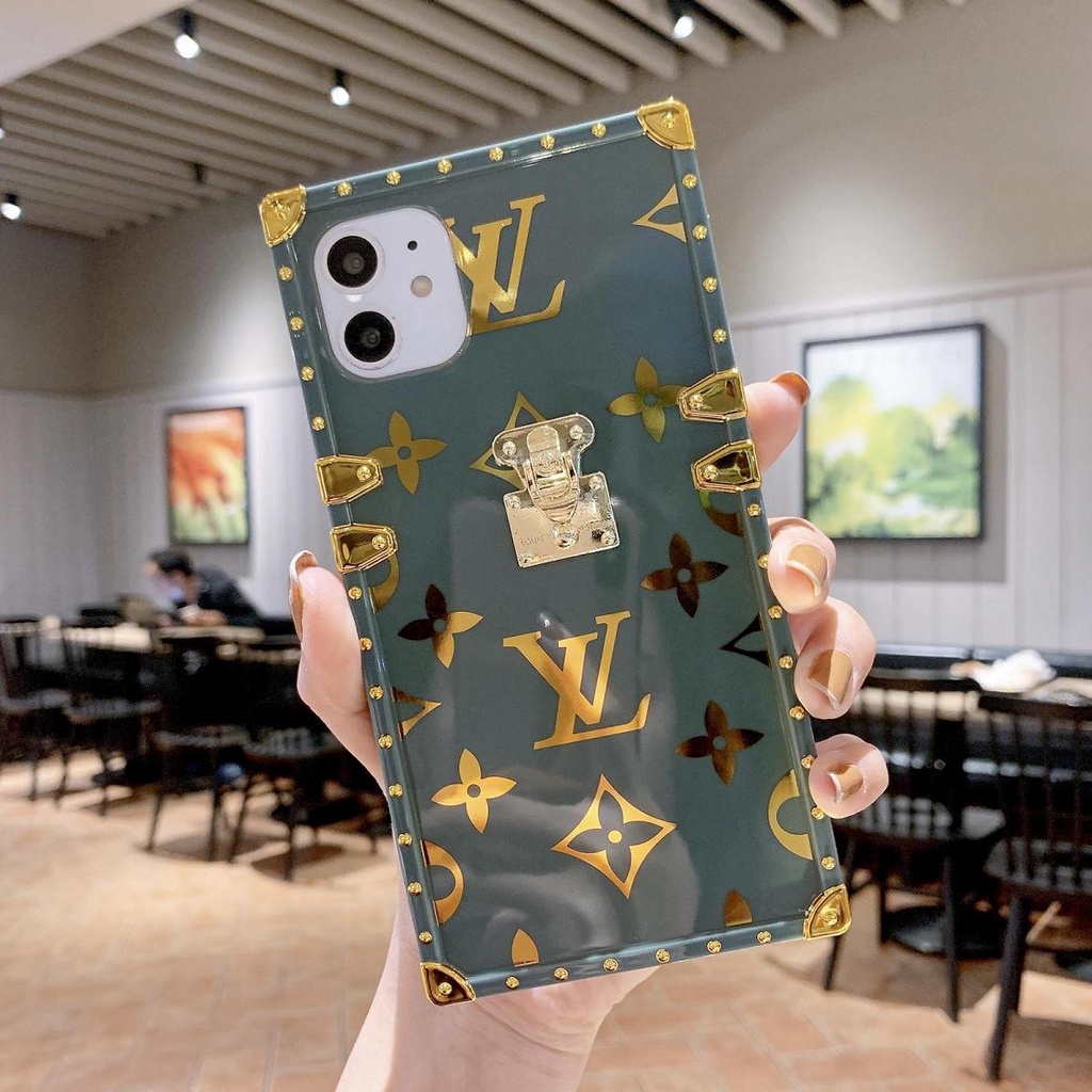 Ốp điện thoại vuông thời trang thích hợp cho iPhone 11 Pro Max X XR XS MAX 6 6S 7 8 Plus