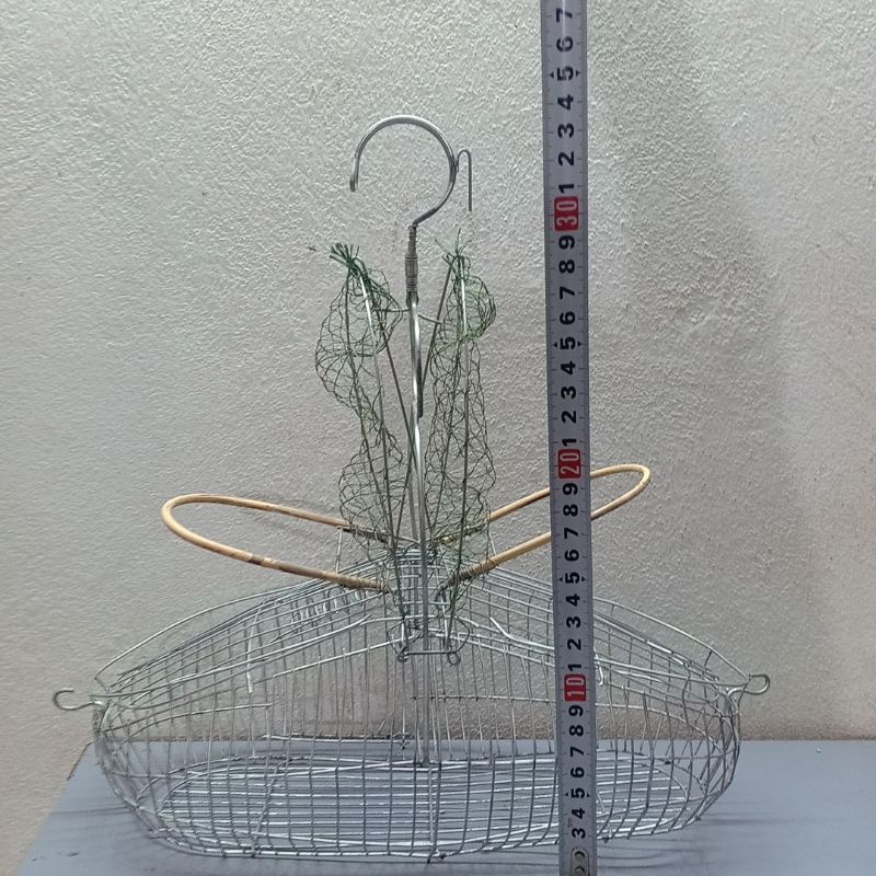 Lồng bẫy khuyên bằng kẽm 2 cửa siêu nhạy 18x30x33cm - NaHi Shop