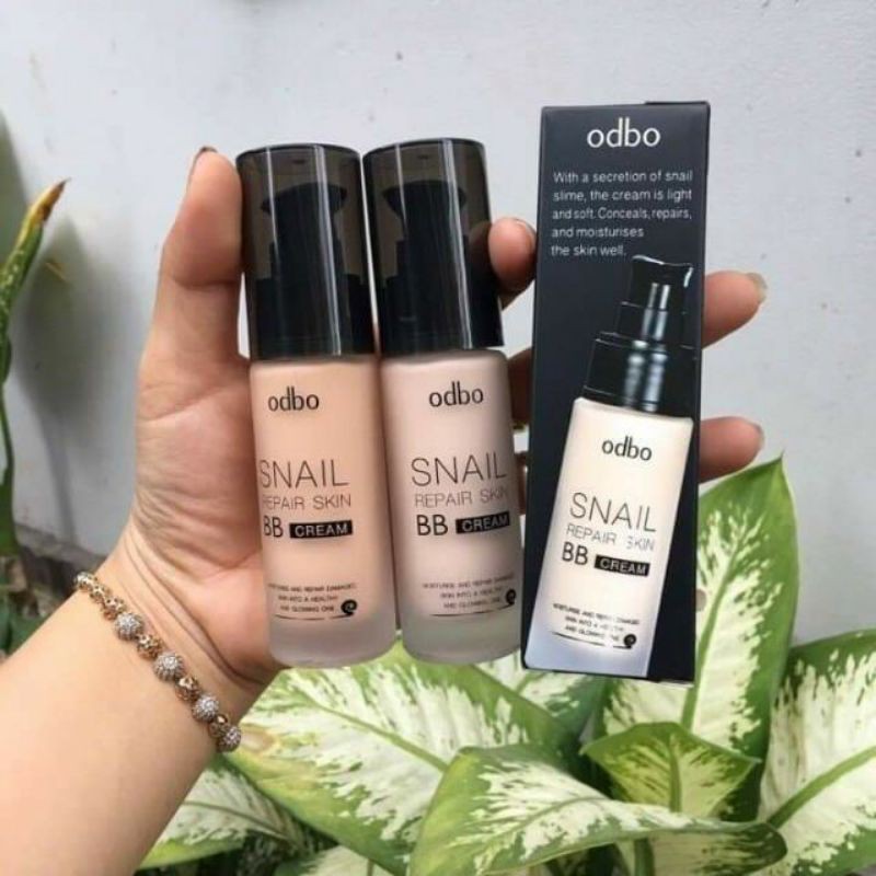 Kem nền Odbo Snail Repair Skin BB Cream OD411 Thái Lan