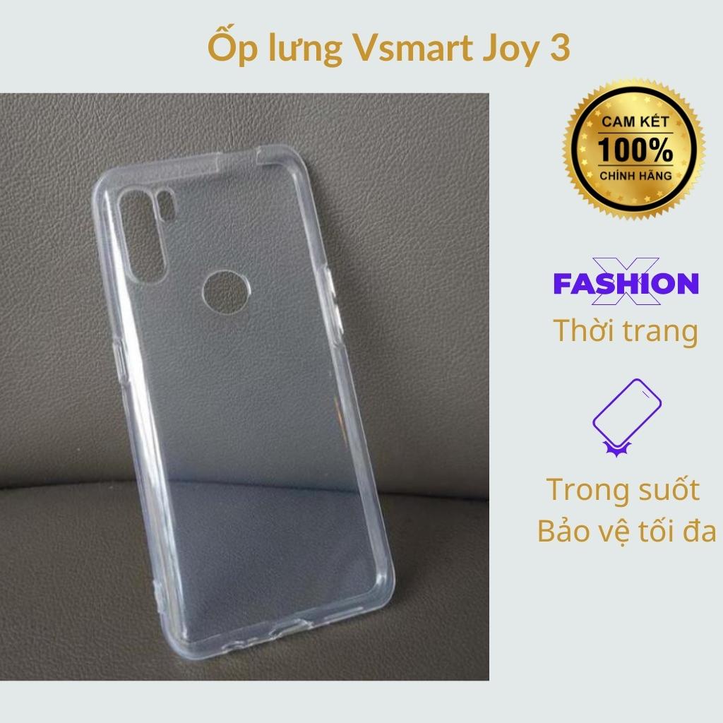 Ốp lưng Vsmart Joy 3 dẻo trong suốt, Case điện thoại chính hãng