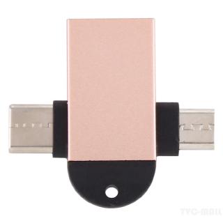 Đầu Chuyển Đổi Usb 3.0 Sang Type-C + Micro Usb Đa Năng