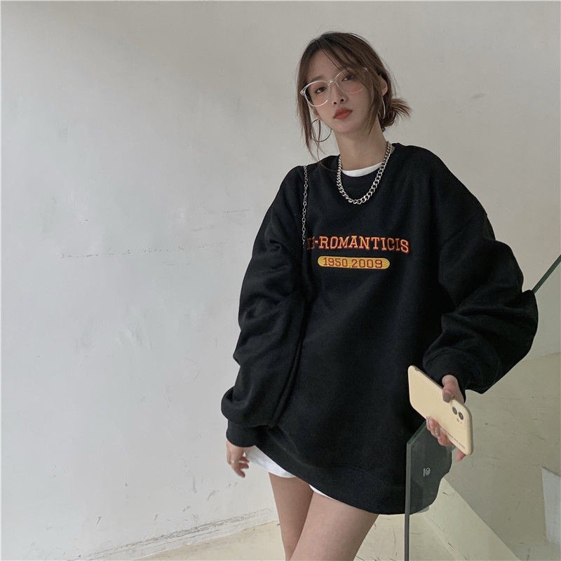 Áo Sweater ROMANTIC UNIVARSEL Nam Nữ unisex phong cách Hàn Quốc cá tính, Chất nỉ bồng đẹp HALEY HD291 | BigBuy360 - bigbuy360.vn