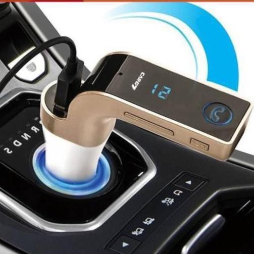 Tẩu Car G7 Sạc, nghe nhạc USB thẻ nhớ và Bluetooth trên ô tô .