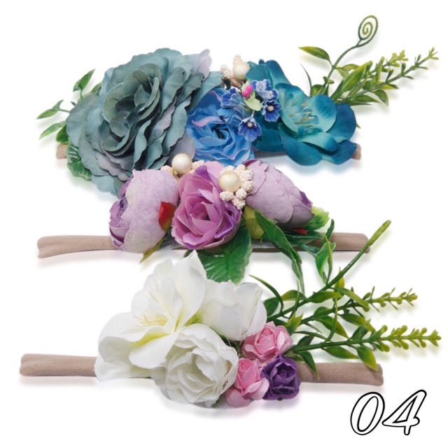 Set 3 dây buộc tóc công chúa cho bé gái