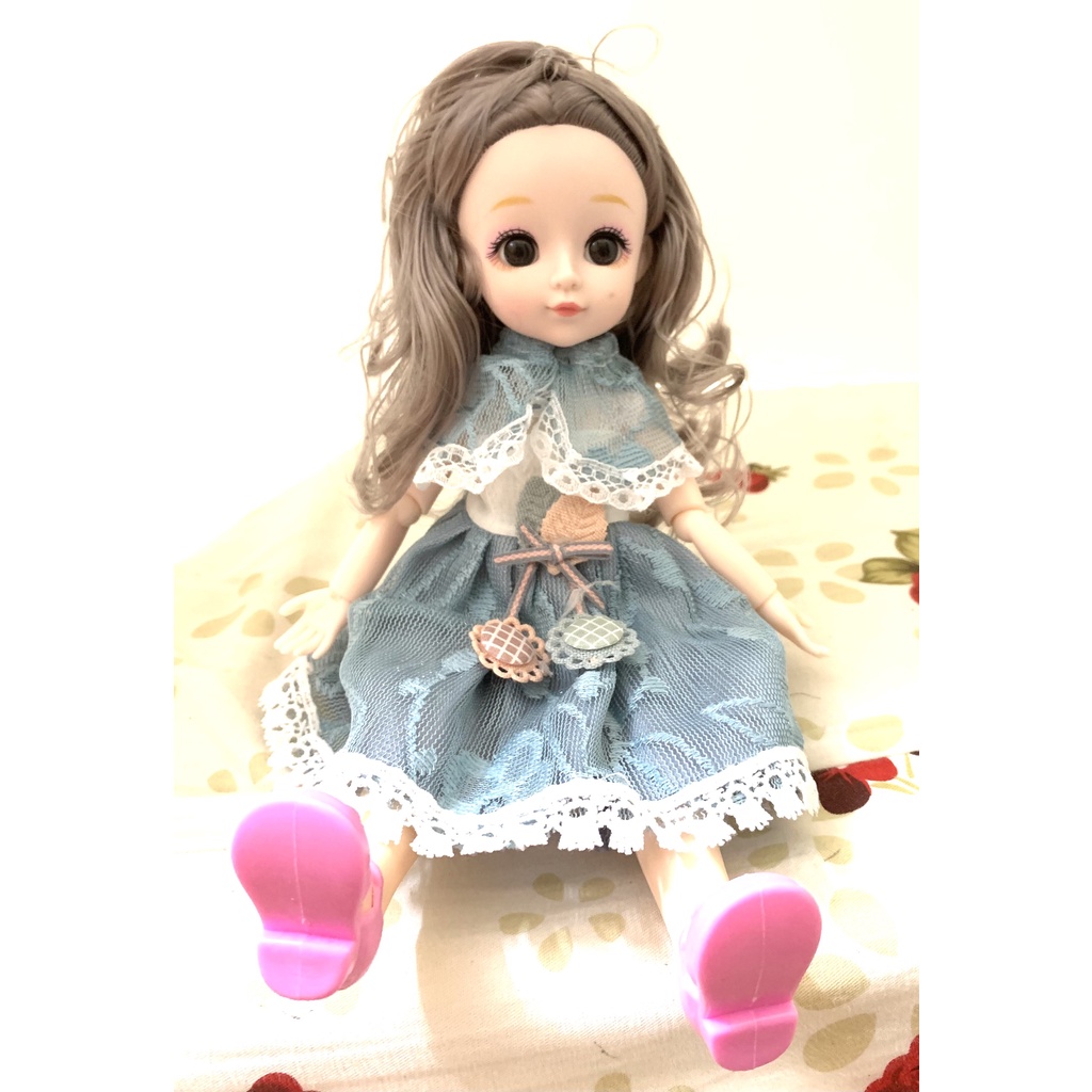 Búp Bê Công Chúa Barbie  loại to 30cm  mặc trang phục (ngẫu nhiên)