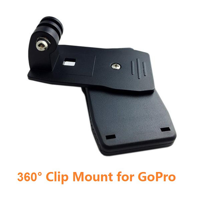 Kẹp giữ GoPro xoay 360 độ gắn ba lô