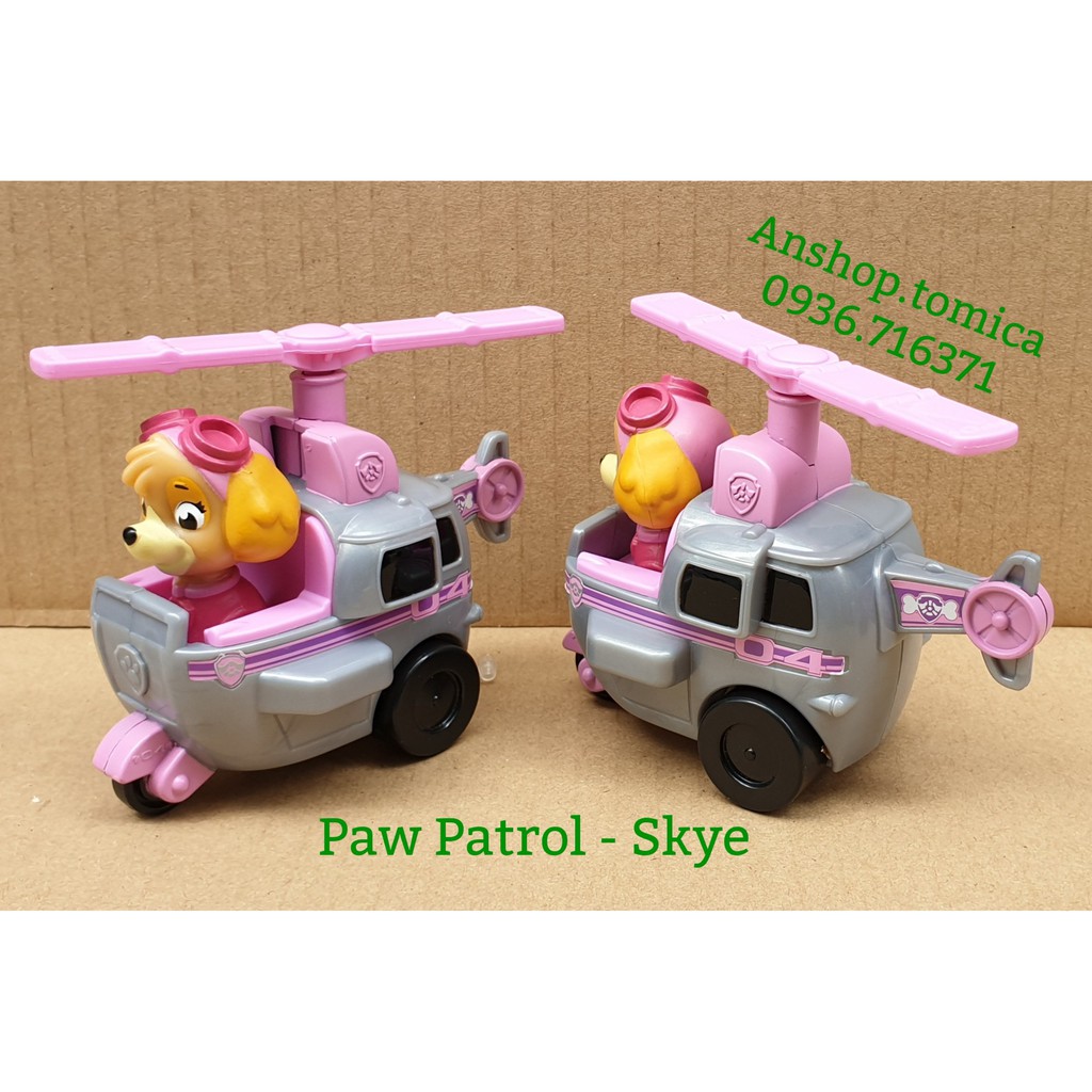 Mô hình máy bay chú chó Skye trong phim hoạt hình &quot;Đội Chó Cứu Hộ&quot;
