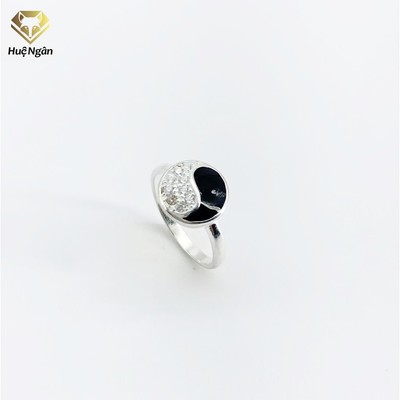 Nhẫn bạc Ý 925 Huệ Ngân - Thái Cực TJ057 (li tay nhỏ)