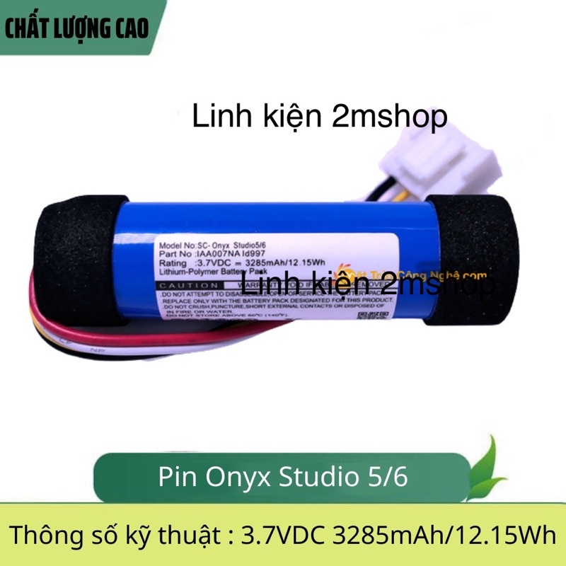 Thay Pin Harman kadon onyx studio 5,6. Pin dùng thay thế cho loa studio 5,6 chính hãng. linh kiện 2mshop