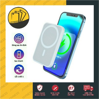 Sạc Không Dây Từ Tính Magsafe Kiêm Sạc Dự Phòng 5W/15W 🌈 Hỗ Trợ Nhiều Thiết Bị 🌈 Bảo Hành 6 Tháng